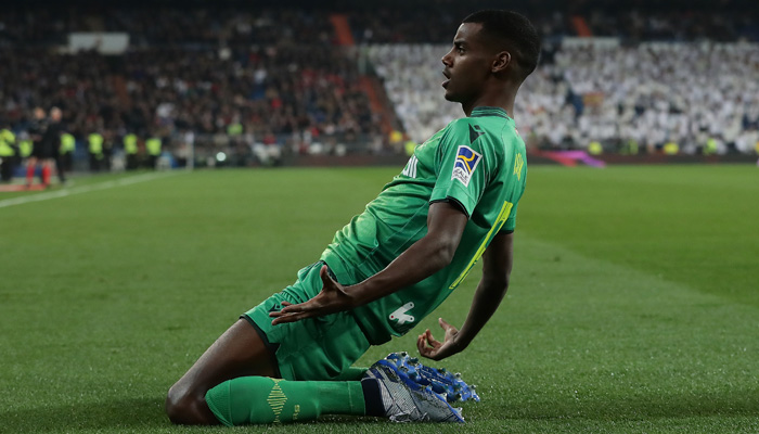 Real Sociedad vs CD Mirandés, Real Sociedad, Alexander Isak